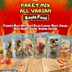 Paket Mix All varian 6 pcs (Cuanki,ori,keju,jando,ayam,seblak) enak pedas Food