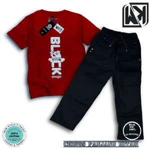 celana chinos anak  setelan baju dan celana chinos panjang hitam terbaru keren kekinian 3-12 th Termurah Di Indonesia