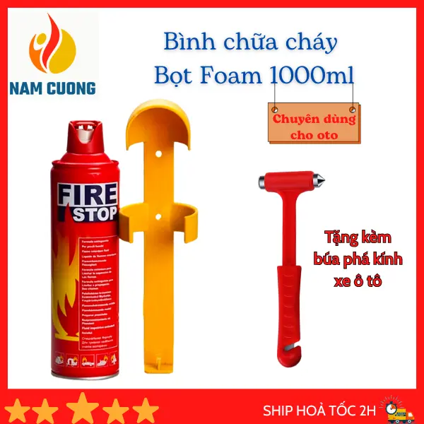 Chai xịt mini dạng bọt foam 1000ml, chai xịt chuyên dùng trang bị trên ô tô mini