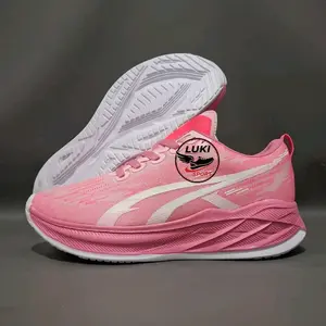 Sepatu Lari Wanita Ukuran 36 sampai 41 Super Blast Ringan Empuk Lentur Sepatu Senam Cewek