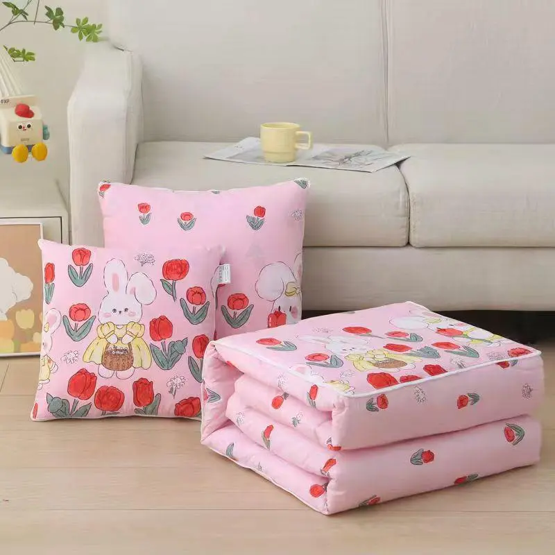 BALMUT BANTAL SELIMUT / BANTAL LIPAT PRAKTIS JADI SELIMUT Katun Lembut Bisa Dicuci Kain
