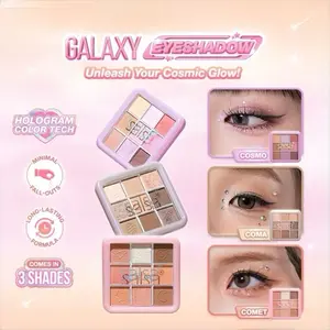 SALSA Galaxy Eyeshadow – Palette Eye shadow | Make Up Douyin | MakeUp | Perona Mata | Pewarna Mata | High Pigmented