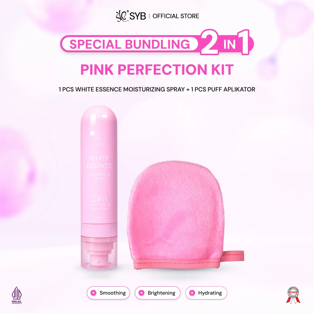 1pc White Essence Spray+Puff