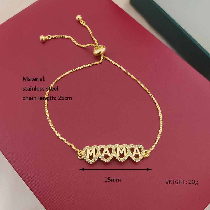 Product Introduction of Vòng Tay Ngày Của Mẹ, Thiết Kế Sang Trọng Và Tinh Tế Giá Cả Phải Chăng, Dây Chuyền Thép Không Gỉ Thời Trang Và Thanh Lịch, Không Phai Màu, Món Quà Ngày Của Mẹ Ấm Áp Titan Phụ Kiện Hoa Pin 19
