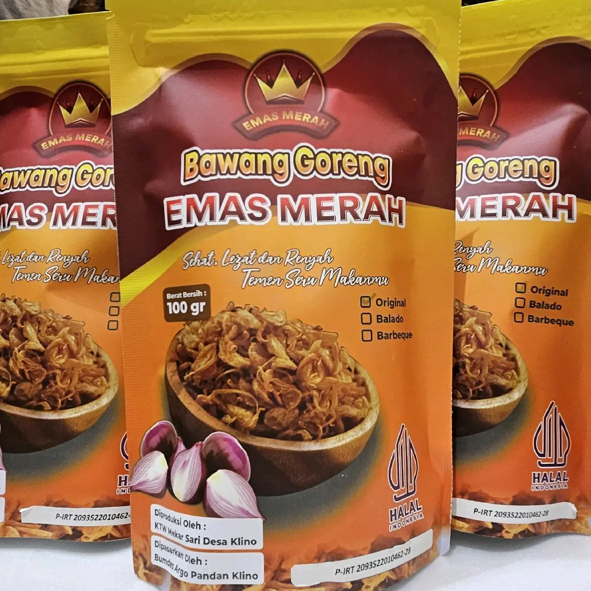 Emas merah, Bawang Goreng Renyah 100gr