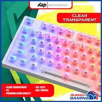Gambar KEYCAP - KEYCAPS - NSA - TRANSPARAN - PC - RGB - SEE THROUGH - BLACK dari Rumah Gamings Kota Administrasi Jakarta Barat 3 Tokopedia