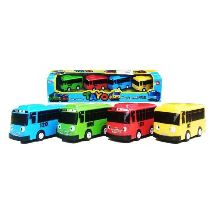 [TAYO] Mainan Anak Mobil Bus Tayo Set Ecer - Mobil Mobilan Pull Back 1
