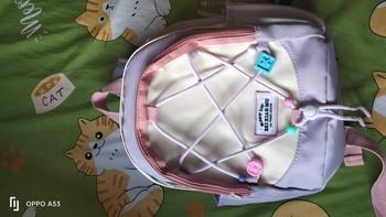 Product Review of 【Ready】Tas sekolah kecil serbaguna gadis retro buatan sendiri untuk pergi keluar, ransel ringan dan kompak from h**i 1