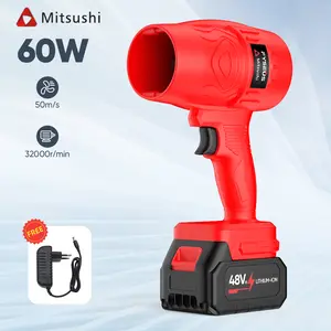 Mitsushi Blower Handheld Cordless Electric High-power Lithium Battery Storm Machine With Two 5-cell Batteries