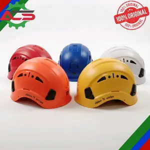 Helm Rhino N Series Original 100% - Pilihan Warna Merah Biru Kuning Putih hijau - Helm Kerja Aman dan Nyaman