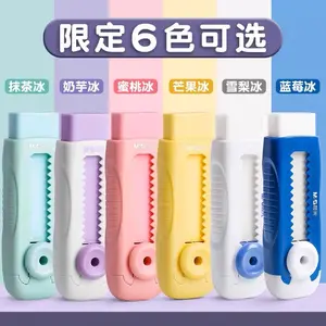 Colorful Sliding Eraser Penghapus Mekanik Geser Warna