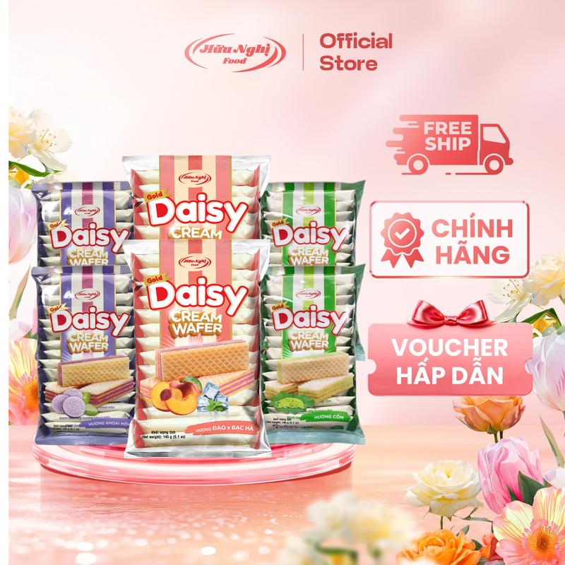Combo Bánh Xốp Hữu Nghị - Mix Vị Tự Chọn - Giòn Tan Ăn Vặt Thơm Ngon Nhiều Vị