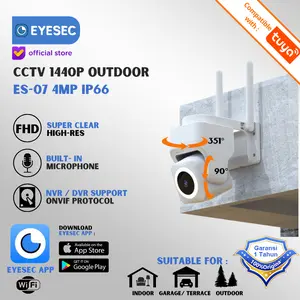 EYESEC CCTV Outdoor ES-07 4MP IP66 FHD 3X Zoom Optik ONVIF TUYA App WiFi Garansi 1 Tahun