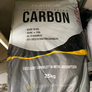Karbon aktif platinum Lodine 1200 Fungsi olah Tambang emas eceran 1 kg
