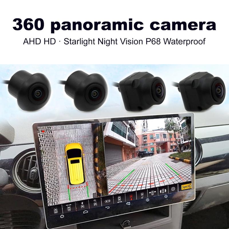 Product Introduction of 360 Car Camera Panoramic Surround View 1080P AHD Right+Left+Front+ Rear View Camera System for Android Auto Radio Night Vision 25