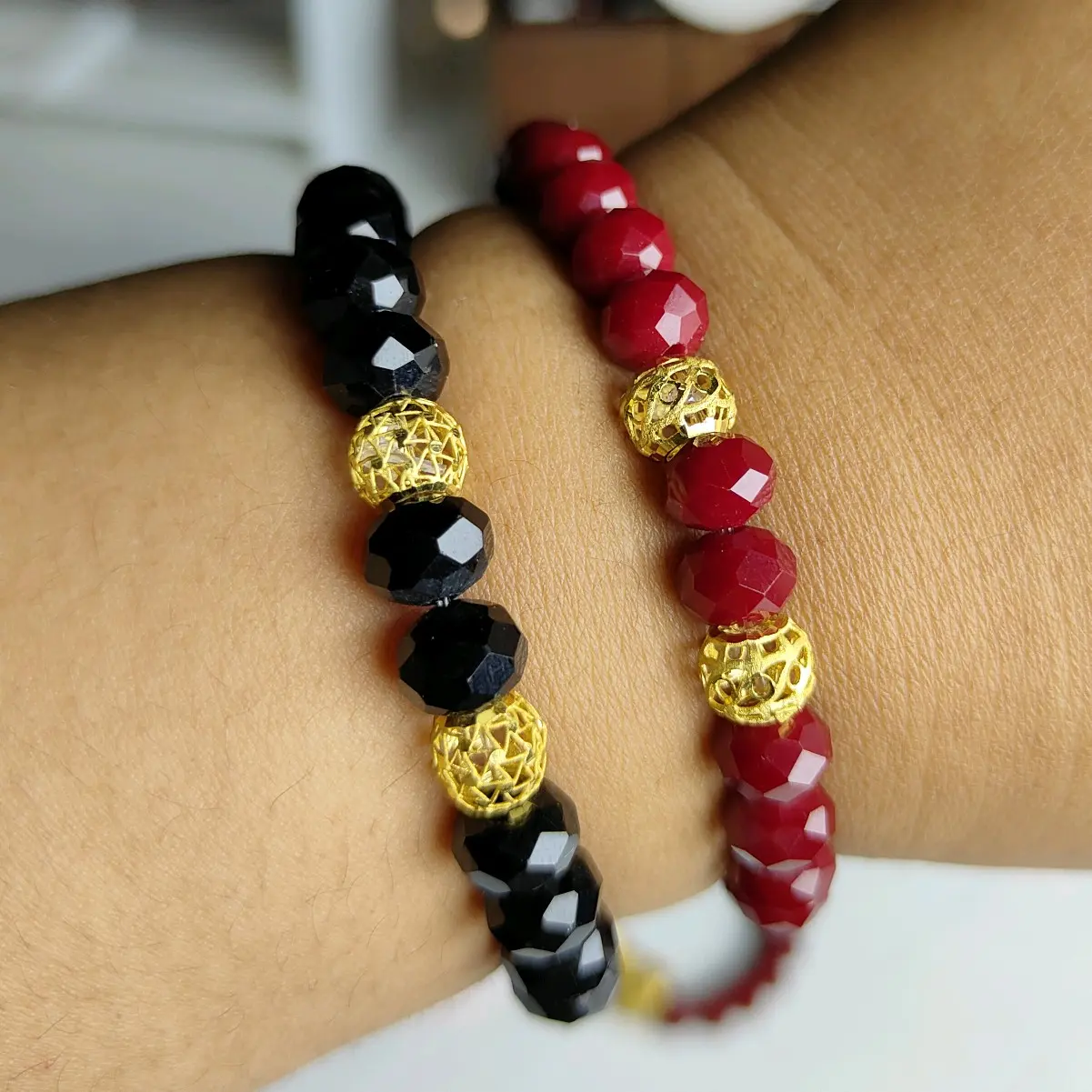 gelang manik boba 2, cantik bisa request warna, 8k