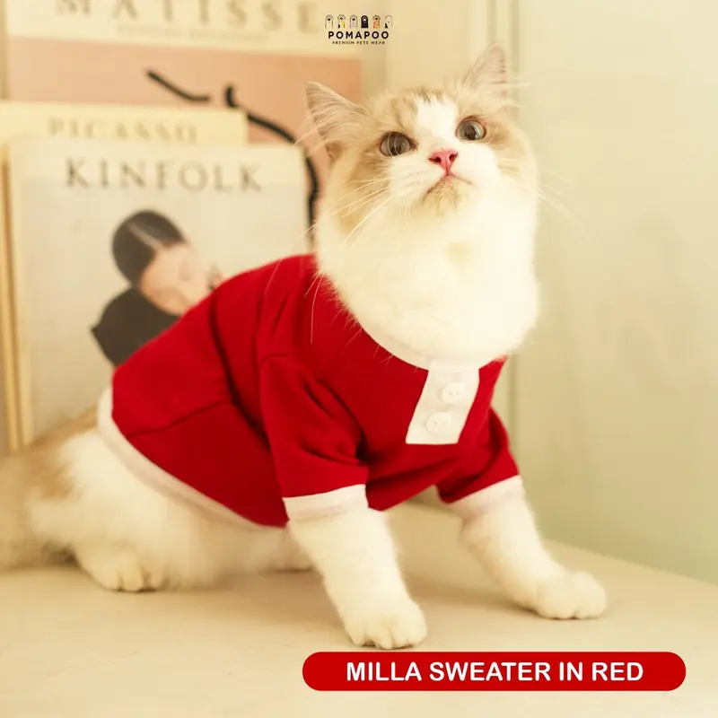POMAPOO - Sweater Kucing dan Sweater Anjing Milla Sweater 4