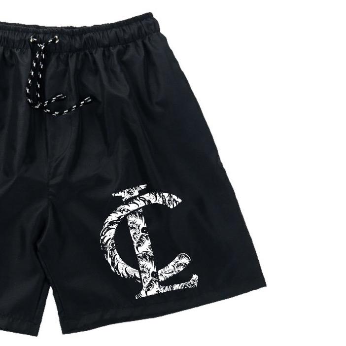 Celana Pendek Celcius Waves Monogram Logo Graphic 2 Boardshort Boxer Pria Wanita Santai Distro Hitam Parasut 1
