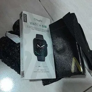 【24H ship】Huafit S10 Official Smartwatch Baru | Layar Penuh IPS 1.83'' | Tahan Air IP68 | Super tipis 9.11mm | Panggilan Bluetooth | Algoritma AI deteksi olahraga | Detak Jantung & Oksigen Darah Real-Time | Smartwatch untuk Pria & Wanita Smart Watch Aolon