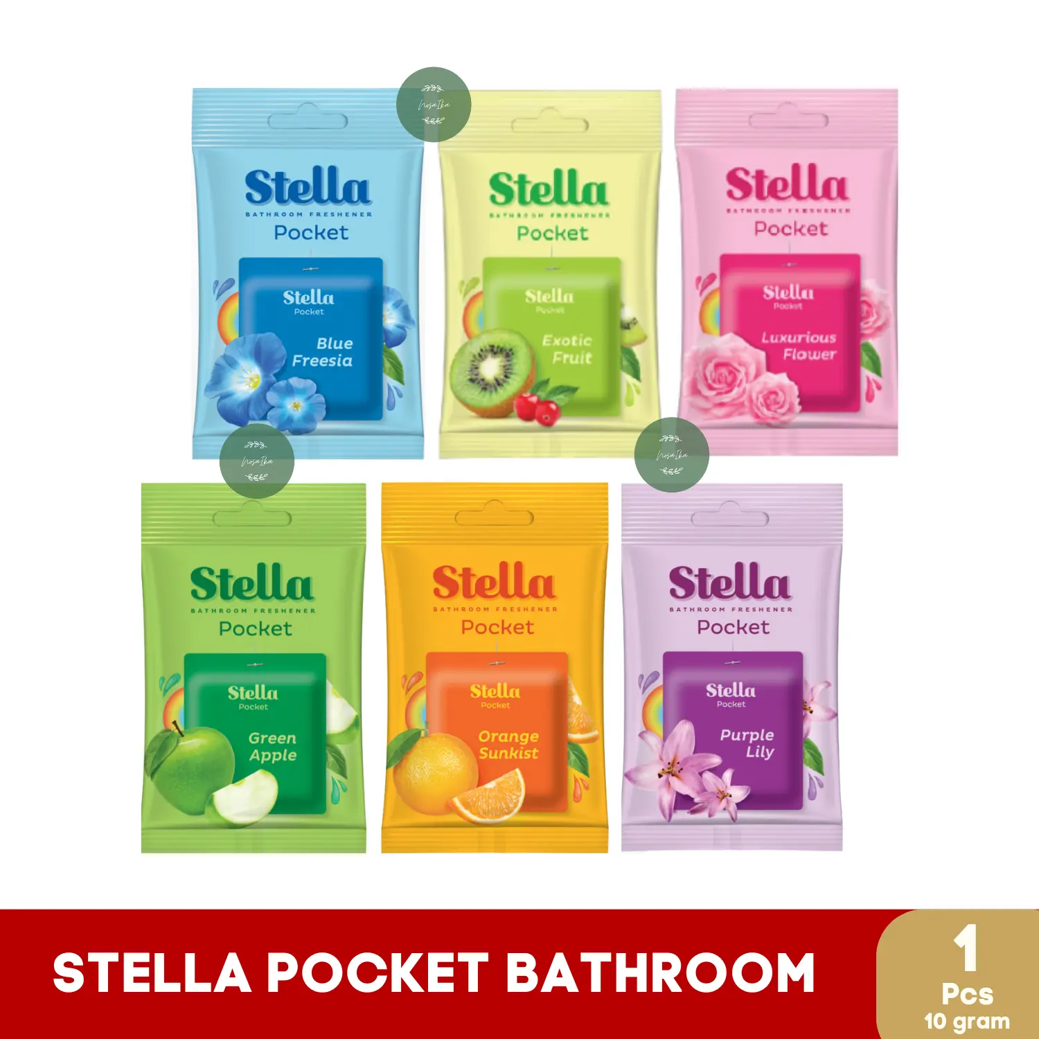 PROMO!! STELLA POCKET BATHROOM - Pengharum Kamar Mandi Wangi Sampai 30 Hari