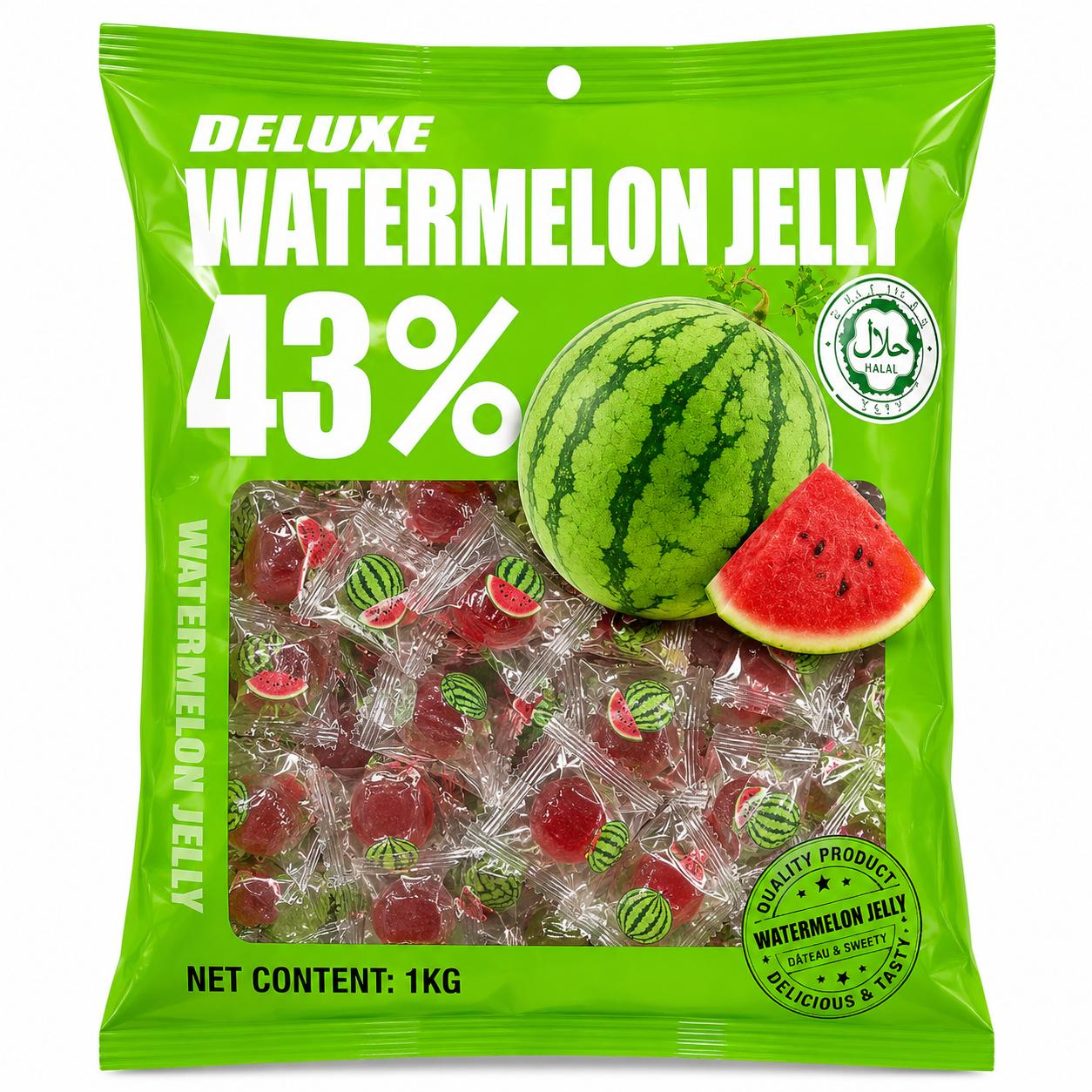 GUMMY DE FRUTAS 43% suco da Fruta | Balas Jelly Veggie 7 SABORES