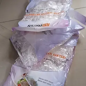 [100 pcs] Plastik Pelindung Makanan Food Grade Penutup Makanan Plastik Karet Shower Cap Penutup Kepala