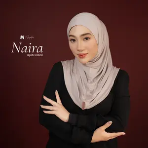 MACCERA SIGNATURE Hijab Instan Kaos Rayon Kerudung Bergo Instan Size S Rayon Eira - Bergo Naira