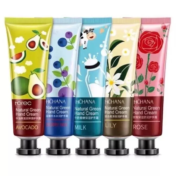 Paket Hemat 5 Pcs Moisturizing elastic Hand Cream Krim tangan harum Handcream Murah 5