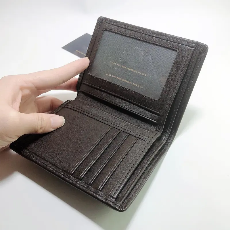 Ví nam da bò nguyên tấm dáng đứng NL Leather độ bền trên 6 năm 1