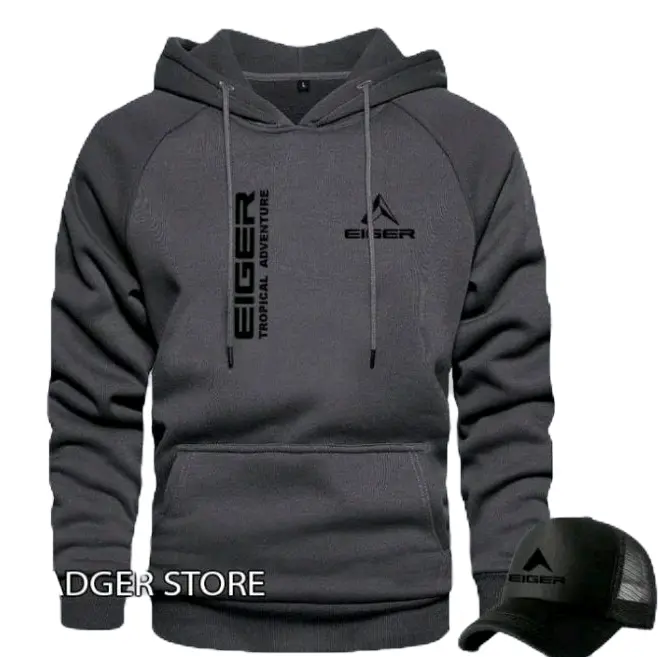 Hoodie Tropik Logo 1205 Hitam Pria Wanita Distro Zipper Unisex Keren - Sweater, Jumper, Silver Katun Nyaman Tulisan