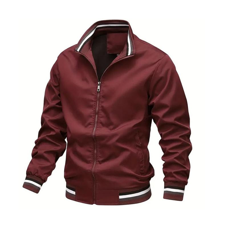 Product Introduction of Men's casual stand collar collar jacket regular version of the academy fashionable trench coat Spring and Autumn 14