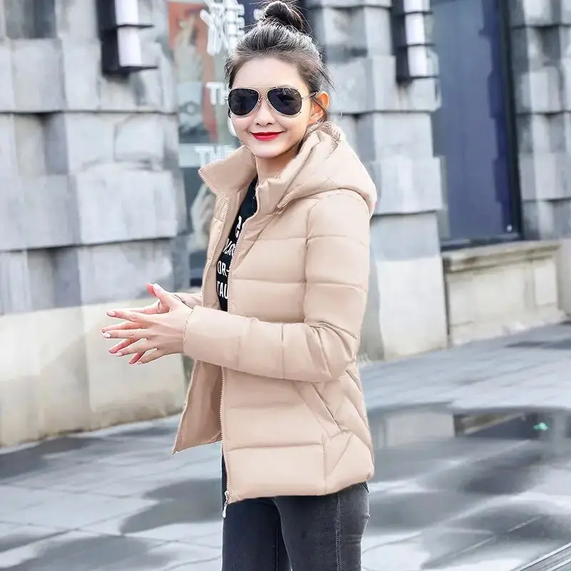Jaket Winter Wanita Musim Dingin Casual Panjang 0