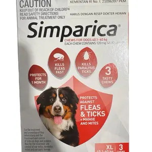 Simparica XL 40-60 kg Obat Kutu Anjing 35 Hari - 1 Chews
