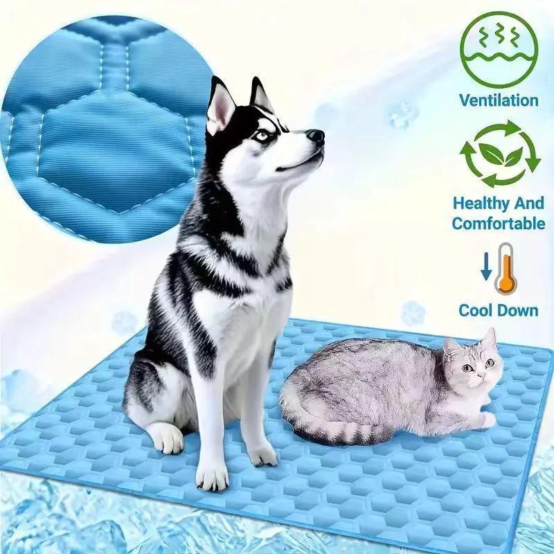 Pet Làm Mát Ice Mat Mùa Hè Không Thấm Nước Thoáng Khí Mát Mẻ Giường Pad Nhiều…