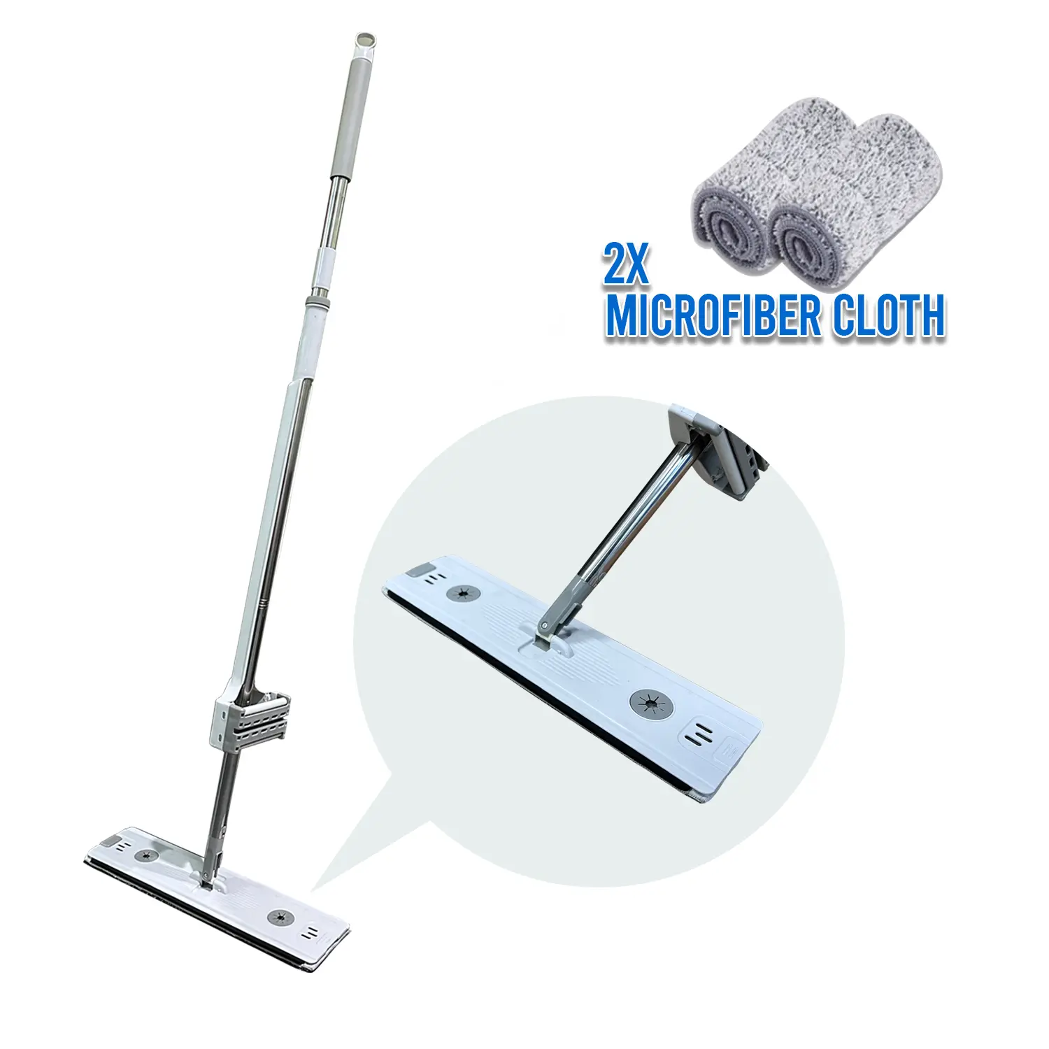 Microfiber Self Wringing Washable Floor Cleaning Mop