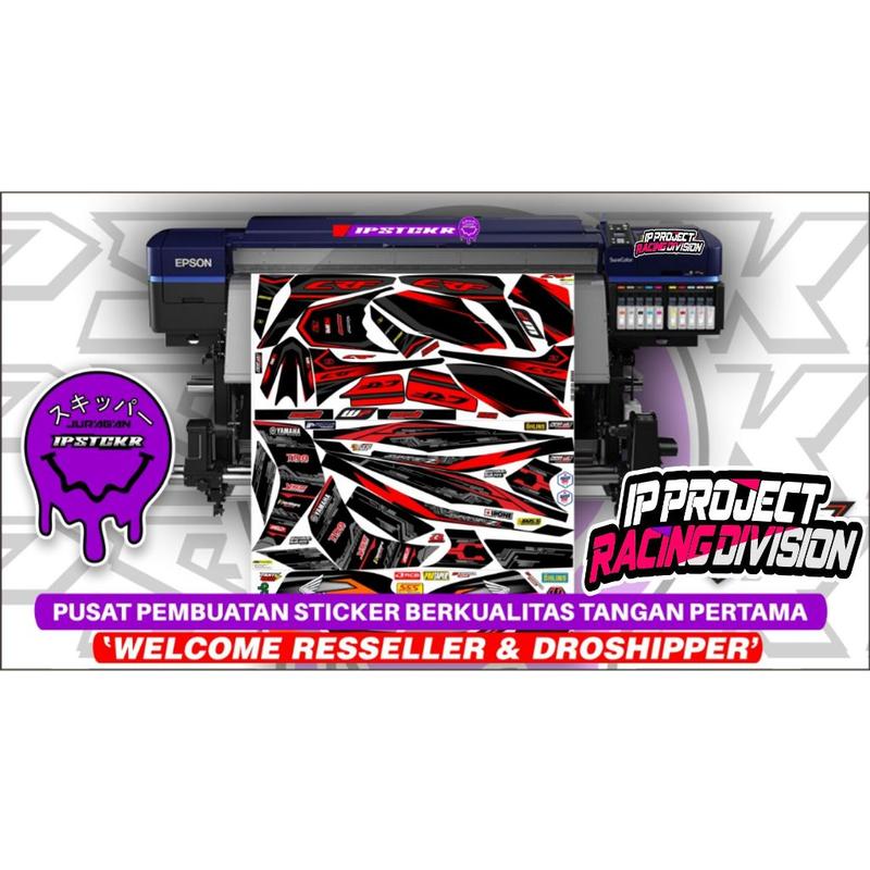 SUPRA FIT NEW (COD) STIKER STRIPING MOTOR HONDA SUPRA FIT NEW - STIKER LIST GRAFIK SIMPLE WARNA VARIASI DESAIN RACING HOLOGRAM DAN TRANSPARAN BISA COD IPS.KODE-470 7