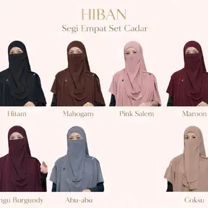New Hijab khimar Bandana Khiban set cadar ceruty babydool premium