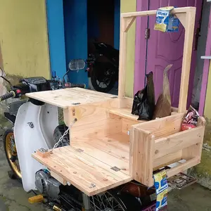 Box Kopi Kayu Jati Belanda dengan Finishing Clear Gloss - Wadah, Furniture 50x40x20