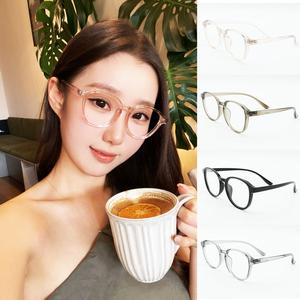 แว่นตาสไตล์เกาหลี, แว่นตา Bangkok, เลนส์โฟโตโครมิก (ออโต้ทินท์) + ฟิลเตอร์แสงสีฟ้า, คุณภาพระดับพรีเมียม, Unisex, เหมาะสำหรับสายตาสั้นและใช้ประจำวัน