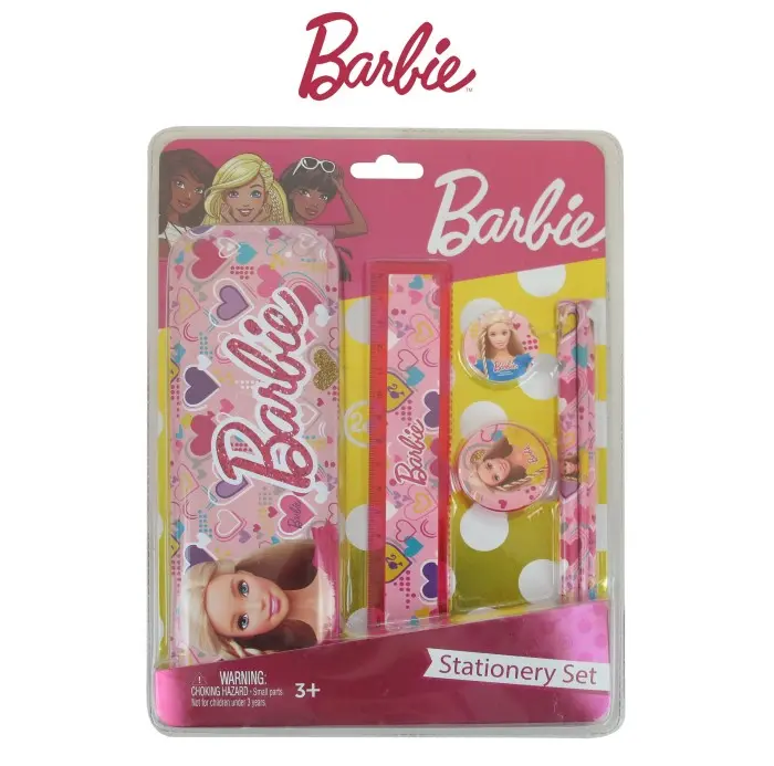 G»A7 BARBIE STATIONERY SET / ALAT TULIS SET ORI KARAKTER BB20007 H✔A3 1