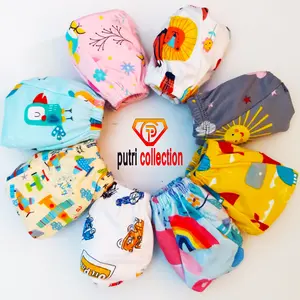 6 PCS Celana Dalam Anak Motif Babydoll Usia 1 - 5 tahun Perempuan dan Laki - Laki Fashion