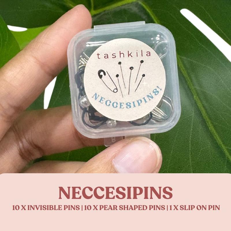 Necessipins | Pins For Every Hijabi | Invisible Pins | Pear Shaped Pins ...