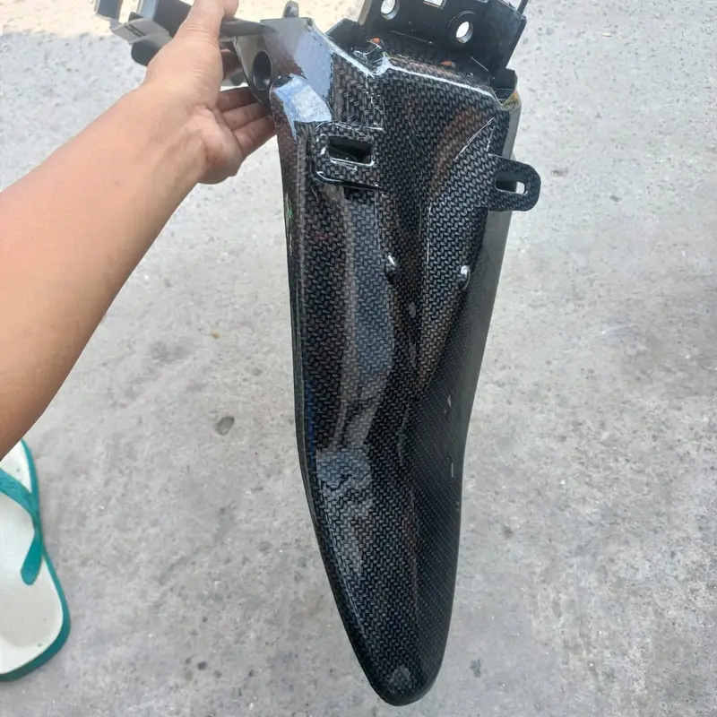 spakbor belakang mio smile sporty karbon 2