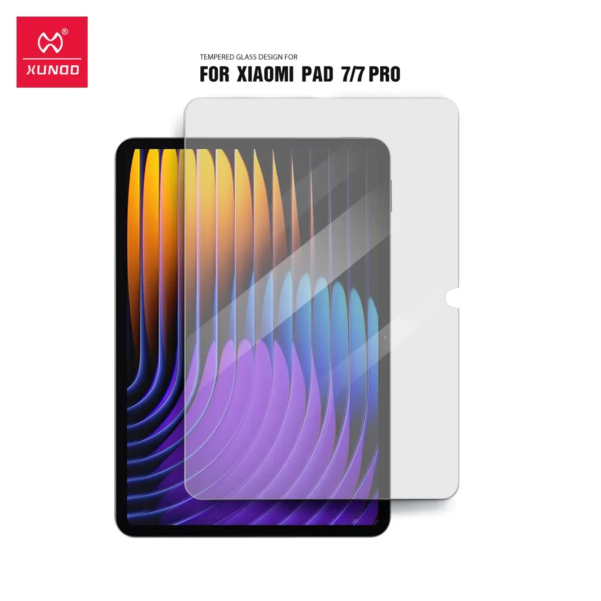 XUNDD Untuk Xiaomi Pad 7 / Pad 7 Pro 11.2 inch Tempered Glass Anti Gores Kaca Fullcover Screen Guard