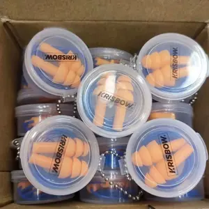 Krisbow Sepasang  Earplug Silikon Penutup Telinga Sepasang dengan Kualitas Terbaik