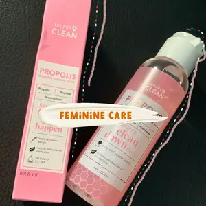 SECRET CLEAN Propolis Feminine Intimate Spray (8ml) // Propolis Feminine Wash (100ml) Niacinamide Hygiene Kewanitaan Acid Extract Manjakani