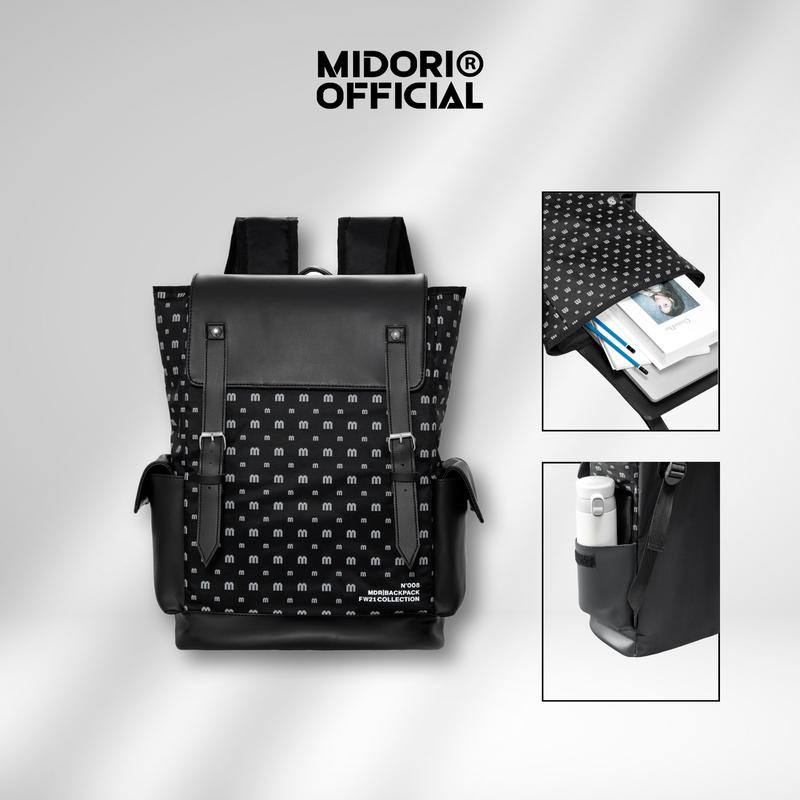 [ST.ICK.ER] Balo Đi Học Thời Trang Nam Nữ Chống Nước Đựng Laptop Unisex SEASON 7 Chính Hãng | Local Brand Midori Studio MDR