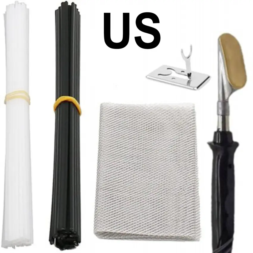 Car bumper repair welding torch plastic welding rod welding machine trowel cracks and holes repair mesh spatula feature:1. Excellent workmanship and long service life2. The welding trowel is a small size, light weight but powerful heating leveling