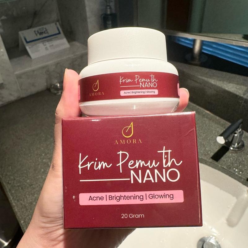 COMBO AMORA KRIM PEMUTIH NANO/SPRAY/SABUN