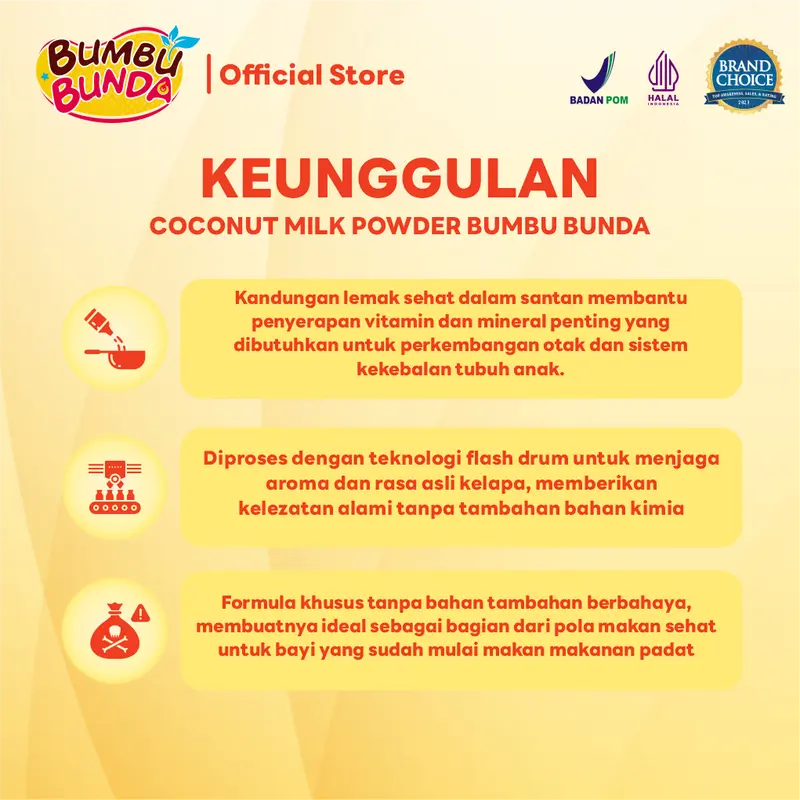 Bumbu Bunda by Elia Coconut Milk Powder Santan Bubuk Kelapa 3